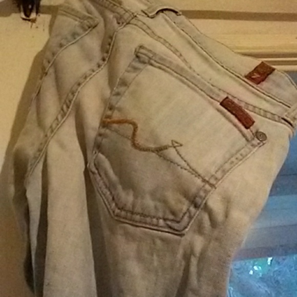 7 FOR ALL MANKIND SZ 27X31.5 SUPER FLARE EUC - Picture 3 of 4